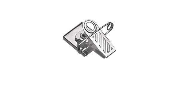 Bulldog Clip w/ Safety Pin